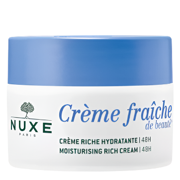 Nuxe Crème Fraîche de Beauté 48-hour rich moisturizing cream in a 50ml container.