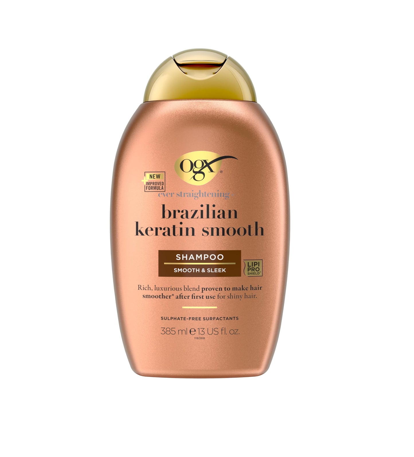 OGX Brazilian Keratin Smooth – šampon za ravnanje i glatku kosu.