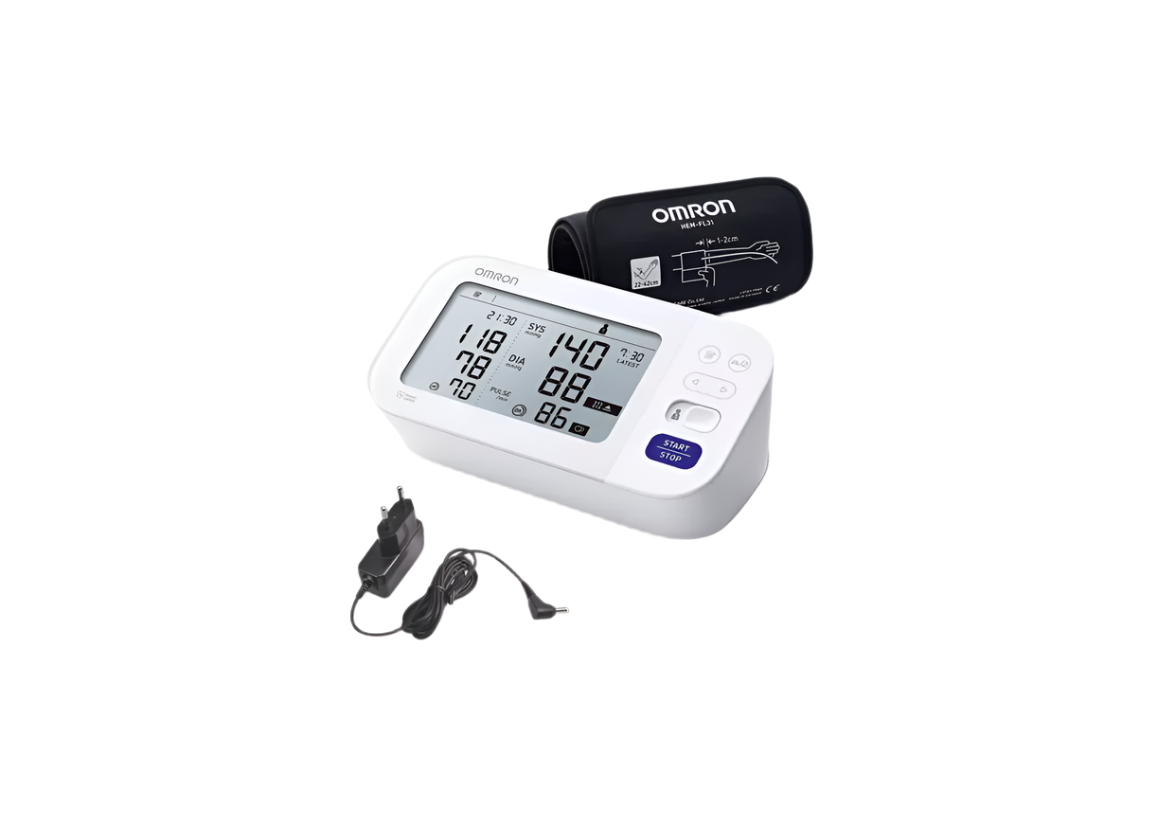 Omron M6 Comfort s pametnom manžetom + adapter