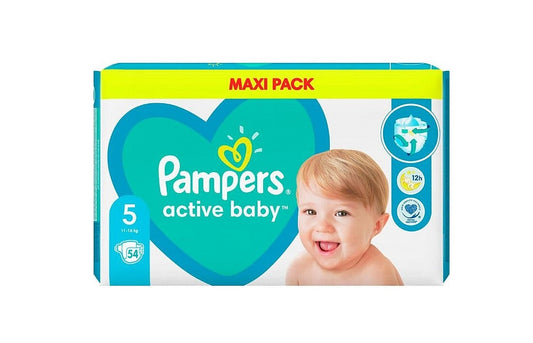 Pampers pelene Active Baby 5, 11-16 kg 54 kom