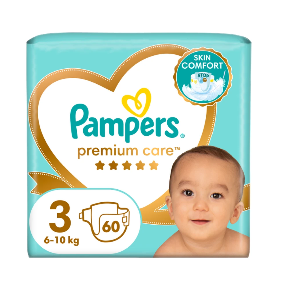 Pampers pelene Premium Care 3, 6-10 kg 60 kom