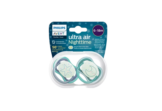 Philips Avent duda varalica 6- 18mj, ultra air Nighttime