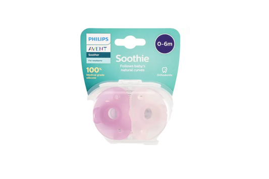 Philips Avent duda varalica soothie 0-6mj, roza