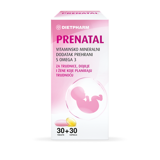 Centravit Prenatal Vit Omega – Multivitamini in Omega-3 za nosečnice