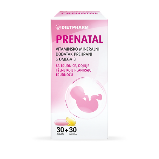 Centravit Prenatal Vit Omega – Multivitamini in Omega-3 za nosečnice