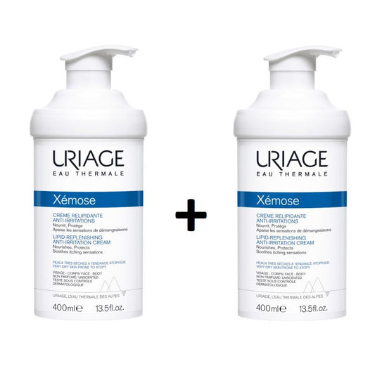 Uriage Xémose Emolijent Krema 400 ml (1+1 gratis)