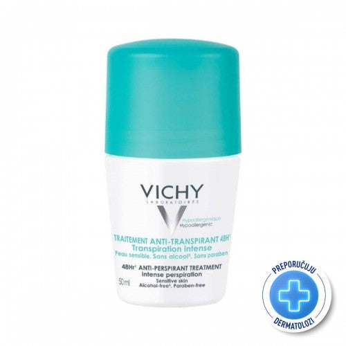 VICHY Deo Roll-On za regulaciju znojenja 48h 50ml